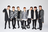 iKON　左からジュネ、ユニョン、B.I（ビーアイ）、ジナン、BOBBY（バビー）、ドンヒョク、チャヌ