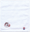 「ペコ刺繍入り今治ミニタオル」＜サイズ：約縦210×横190mm＞【お母さんありがとう！不二家“母の日限定スイーツ”のWEB予約がスタート！ペコちゃんのエコバッグ付き「ハートのフラワーケーキ」も登場！】