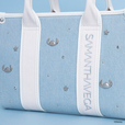 ロゴテープハンドバッグ ¥24,200|SAMANTHAVEGA(サマンサベガ)「スティッチ」コレクション