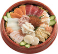 10種の海鮮ひなちらし(2~3人前)