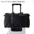 ベルメゾン キャリーケースに取り付け可能な撥水加工の2WAYボストンバッグ「Suicaのペンギン」