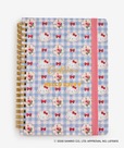 【Cath Kidston × Hello Kitty】リングノート Sax 1,760円／ノート部分は白字にピンクの方眼5mm罫