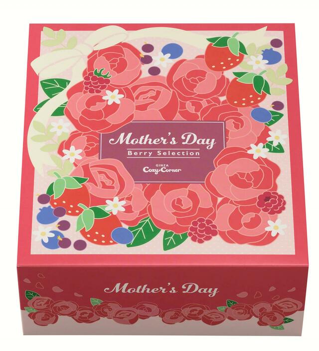 母の日ベリーセレクション（9個入）専用BOX【銀座コージーコーナー「母の日」限定スイーツ】