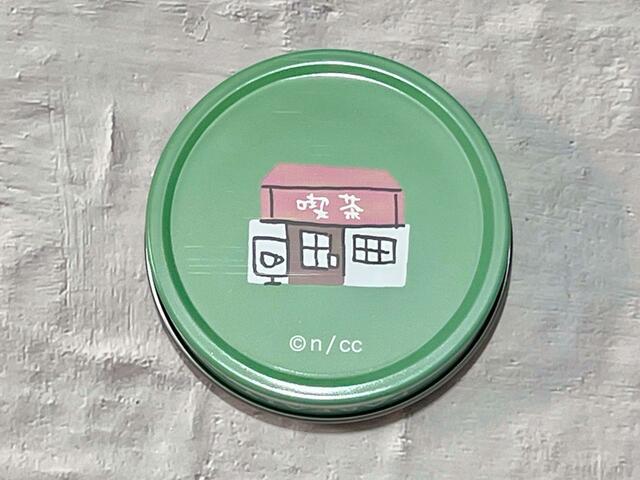 【ちいかわ　プチキャン3】裏はラッコ行きつけの喫茶店のイラスト