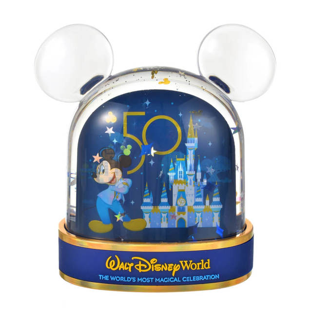 ミッキー&フレンズ スノードーム アイコン WALT DISNEY World 50TH CELEBRATION 1,980円