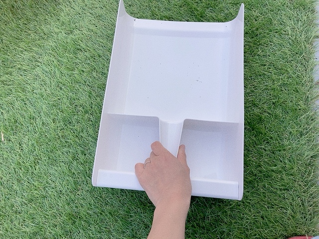 【カインズ 立つちりとり】スクエア型のシンプルフォルム