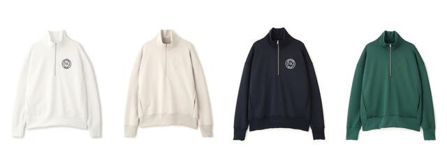 W/J ハーフジップスウェット　￥15,400（税込）【W/J with JILL STUART（ダブリュージェイ ウィズ ジル スチュアート）】