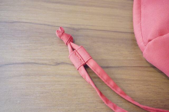 巾着の紐の末端部分