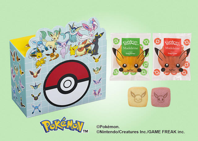 ＜ポケモン＞イーブイフレンズBOX（8個入）800円（税込864円）【銀座コージーコーナー×ポケモン】