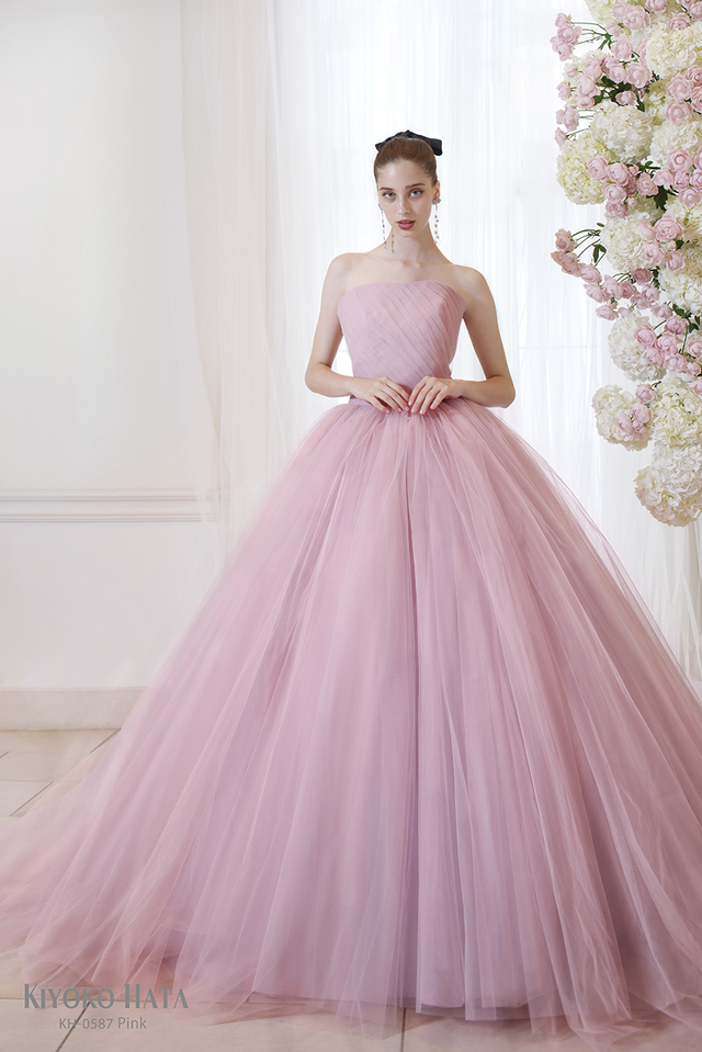 KIYOKO HATA（キヨコハタ）新作ウェディングドレス　KH-0587_Pink