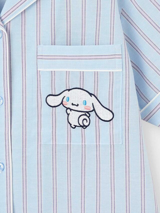 コットンパジャマ(半袖&ショートパンツ) ¥2,990｜GU「サンリオキャラクター」コレクション