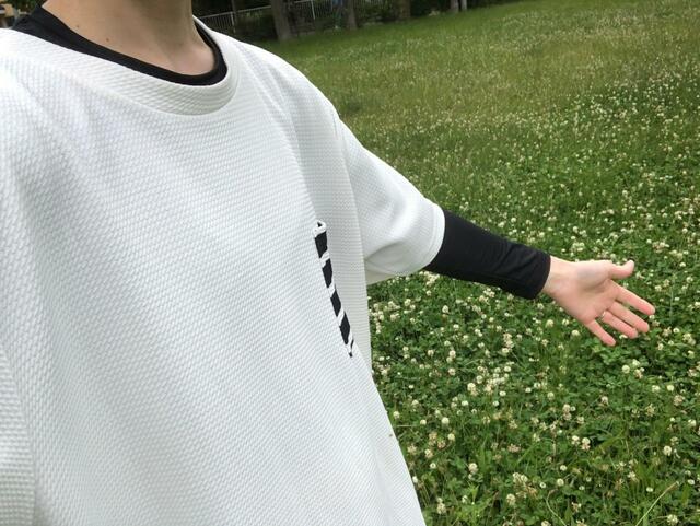 【ワークマン レディースクールシールドネオ冷感長袖クルーネック】さらっとした着心地で運動後も快適