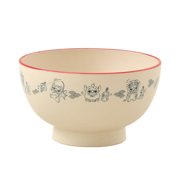 スティッチ＆スクランプ 汁椀 ふた付き NEW YEAR STITCH 2026 2,500円