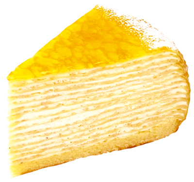 【不二家の「カットケーキ」売上ランキング 7位】「ミルクレープ」460円（税込）