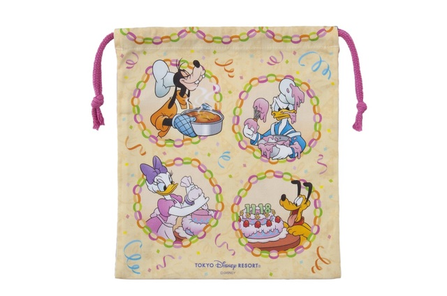 きんちやく　縦約23×横約20cm　820円　のバックデザイン