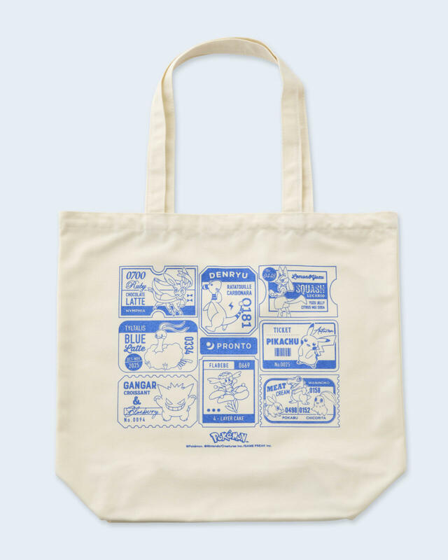 「ポケモンオリジナルポリキャンバストートバッグ」＜価格：2,420円（税込）＞【全国のプロント・エプロントに“ポケモンのスペシャルメニュー”が登場！「旅」をテーマにしたノベルティも付いてくる！】