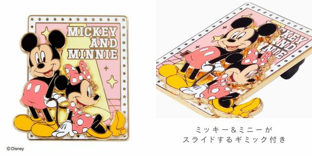 コレクションピンバッジ  ミッキー＆ミニー  1,650円