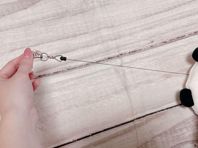 リールつきなのでバッグにつけたまま、カードをピッ！とタッチできます