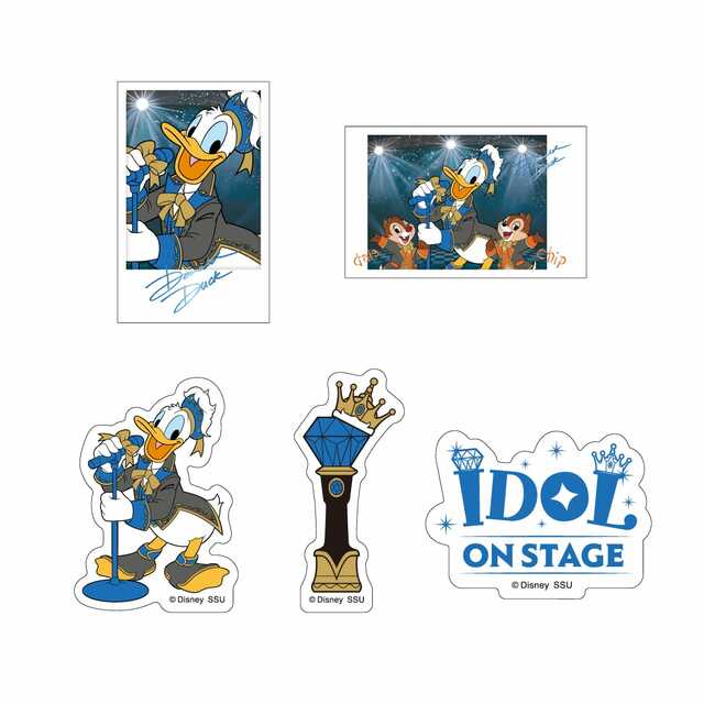 I賞 キャラサイン入りカード&ステッカーセット|Happyくじ「Disney IDOL ON STAGE」