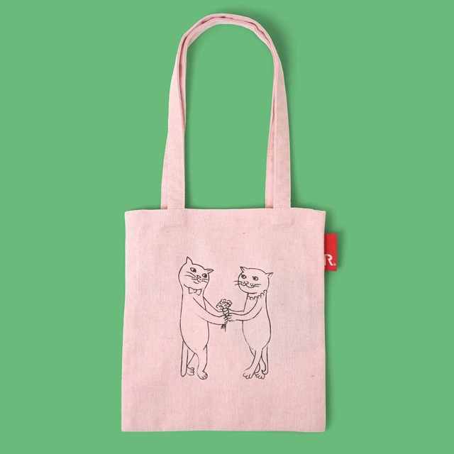 【ROOTOTE（限定ミニトート）】ほんのりピンクは、ねこからねこへ愛を込めて