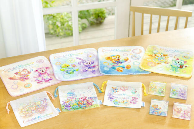 「ダッフィー＆フレンズ20周年：カラフルハピネス」グッズ