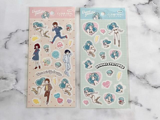 【100円ショップ×うる星やつら】うる星やつら クリアシール／各税込110円