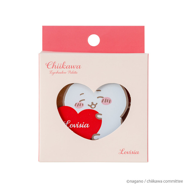 「Lovisiaちいかわアイシャドウパレット」キャラメルクッキー