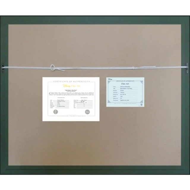 ディズニーファインアート マッドハッターズ ティーパーティー 世界限定195枚 748,000円