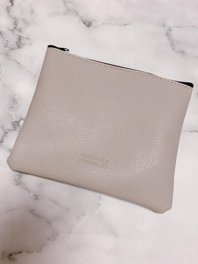 【キャンドゥ（キャンドゥ）×LOVEHOME】フェイクレザーポーチSサイズ・Mサイズ