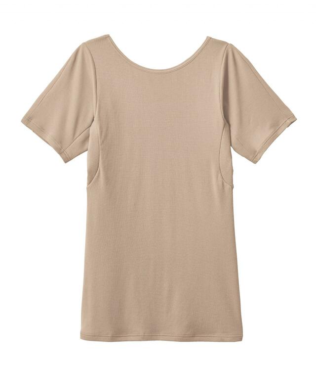 汗取りインナー・綿混背中二重三分袖(超大汗さん)|¥ 2,590 (税込)