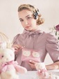 【Maison de FLEUR】「パンダツインズシリーズ」双子パンダミニポーチ（姉妹）　￥4,800