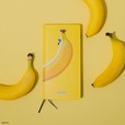 【パペットスンスン×ほぼ日手帳】週間手帳weeks「パペットスンスン/BANANA」／weeksの表紙には、ほぼ実寸大のバナナを大きくレイアウト