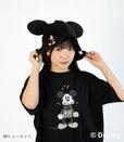 「ミッキーマウス」デザインサウナハット 5,800円、ビッグシルエットTシャツ 6,800円|370-ThreeSeventy