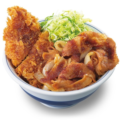 かつや 欲張り タレかつ 牛焼肉 合盛り丼 肉好き大満足の新作 うまい肉