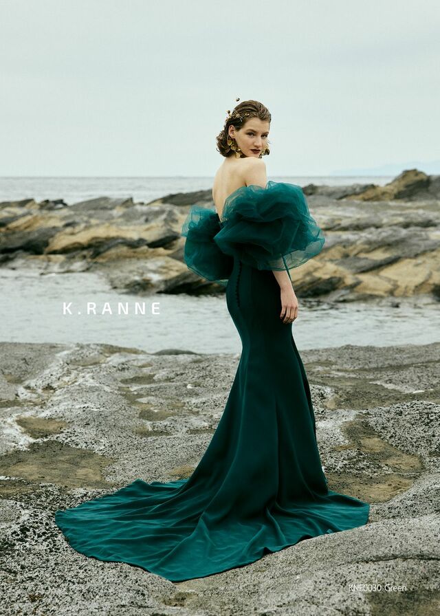 「K.RANNE-クランネ-」新作ウェディングドレス KNE0030_Green