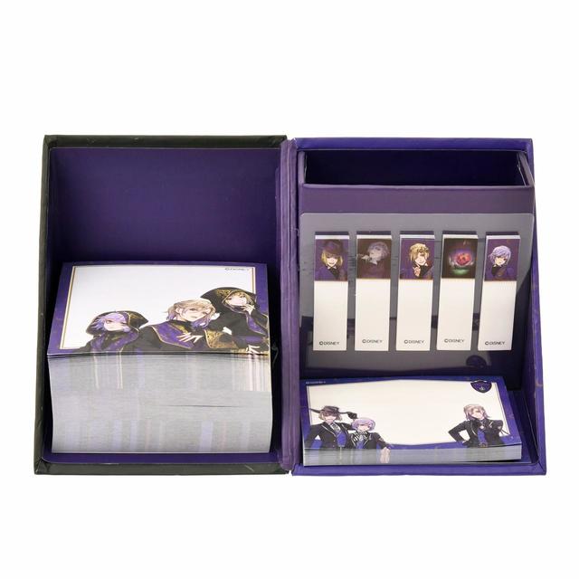 『ディズニー ツイステッドワンダーランド』 ペンスタンド付きメモ帳 全7種 ポムフィオーレ寮