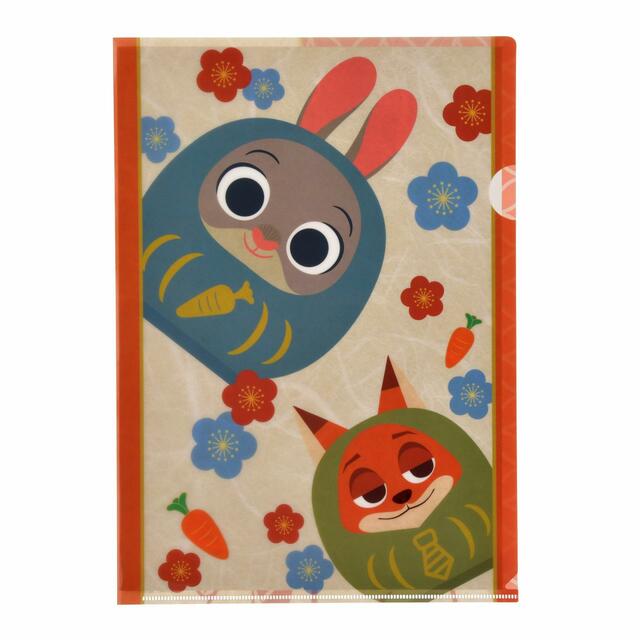 ジュディ・ホップス＆ニック・ワイルド クリアファイル HAPPY JUDY YEAR 440円