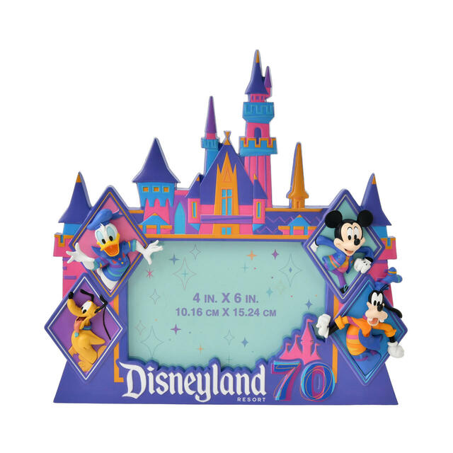 ミッキー&フレンズ フォトフレーム DISNEYLAND RESORT 70TH CELEBRATION 4,400円