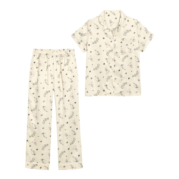 サテンパジャマ(半袖)Disney +E 2,490円+税