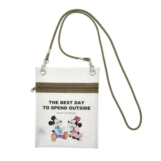 ミッキー＆ミニー ショルダーバッグ フラット SPRING PICNIC 3,300円