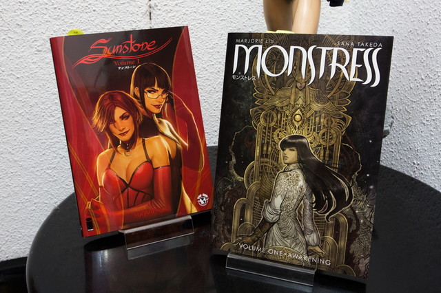 同店おすすめ作品、G-NOVELS『サンストーン』『モンストレス』　ブリスターコミックス