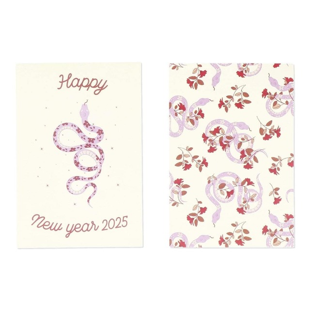 【フライングタイガー×蛇窪神社】New Yearカード 165円　