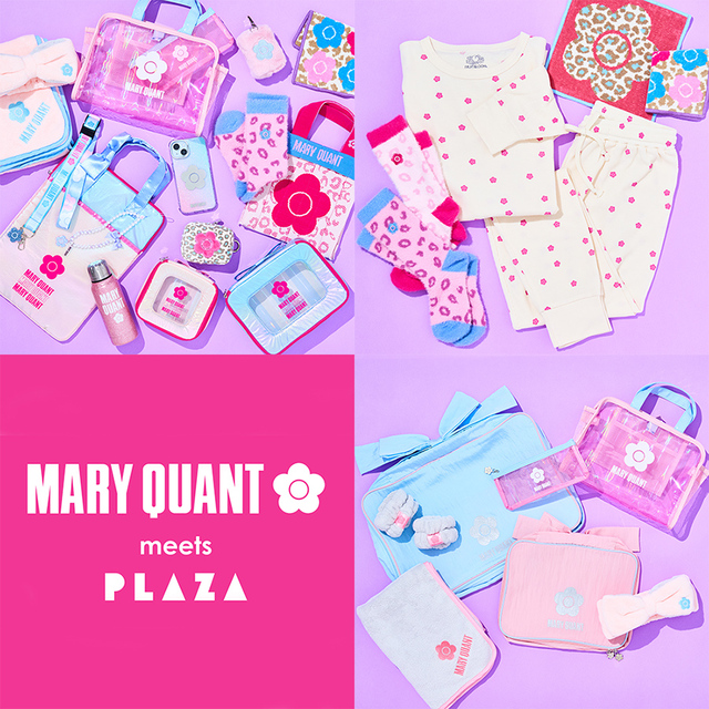 【MARY QUANT meets PLAZA 第二弾】全国のPLAZAで12/5（金）より発売！（PLAZAオンラインストアでは12/3（水）より先行発売）