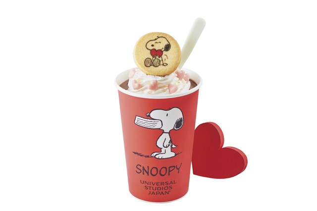 スヌーピー・デザートドリンク 550円｜ユニバーサル・ワンダー・クリスマス｜ユニバーサル・スタジオ・ジャパン
