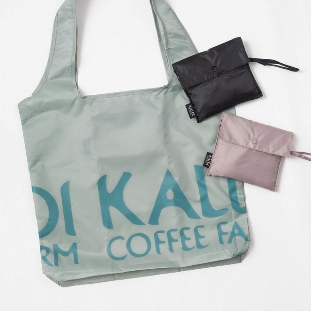 【カルディ】オリジナル エコバッグ（グレー／セージグリーン／ブラック）価格：各税込￥280