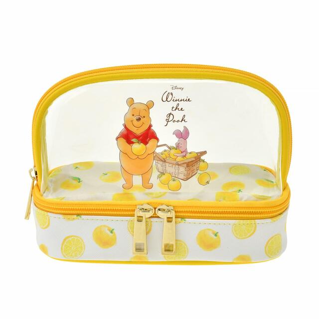 プーさん&ピグレット ポーチ 2段式 YUZU POOH 3,300円