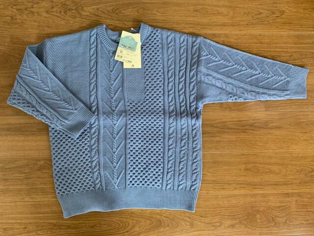 【ワークマン SOLOTEX®使用ケーブルプルオーバー】ケーブル編みがおしゃれ