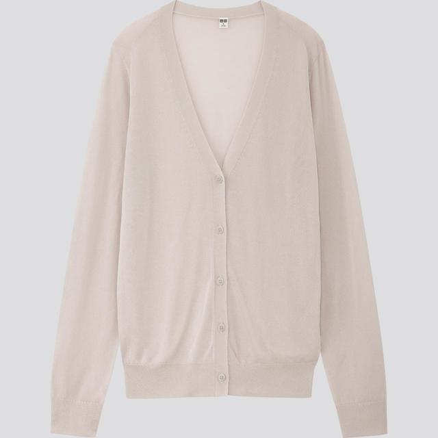 ライトVネックカーディガン（長袖）LIGHT GRAY