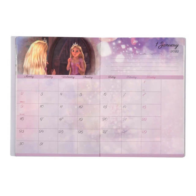 塔の上のラプンツェル 手帳・スケジュール帳 2023 B6 メタリック CALENDARS & ORGANIZERS 1,980円