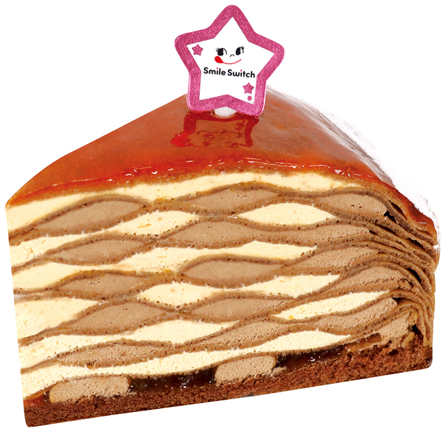 「愛媛県産せとかとチョコのダブルミルクレープ」＜価格：561円（税込）＞【全国の不二家に「バレンタイン限定スイーツ」が登場！ケーキやペコポコギフトなど、心ときめくスイーツが勢ぞろい！】